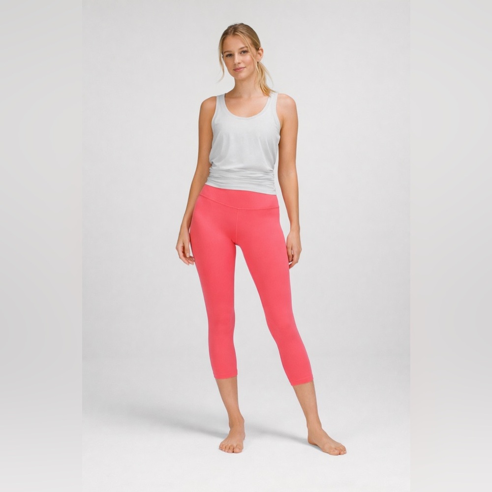 New! Lululemon Align High-Rise‎ Crop 21" Pale Raspberry